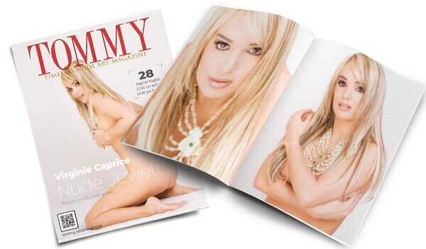 Virginie Caprice - Nude Jewelry perspective covers - Tommy Nude Art Magazine